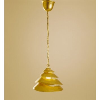 Holländer SNAIL ONE pendant light gold, 1-light source