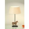 Holländer SOLISTI CAVALLO table lamp brown, gold, white, 1-light source