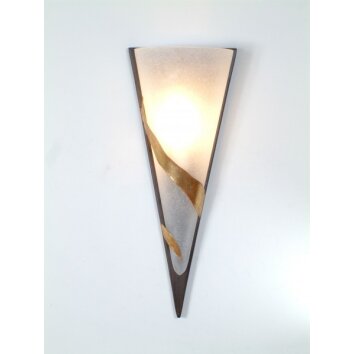 Holländer GIGLIO UNO wall light brown, gold, 1-light source