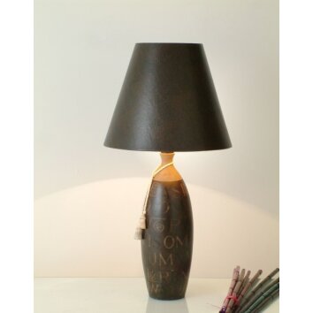Holländer CARATTERE ALTA table lamp dark brown, 1-light source