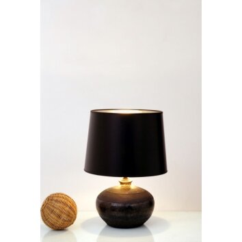 Holländer MELISSA table lamp grey, black, silver, 1-light source