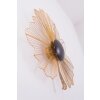 Holländer Tremolo wall light brown, gold, black, 1-light source