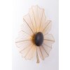 Holländer Tremolo wall light brown, gold, black, 1-light source