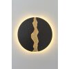 Holländer LAVA wall light LED brown, gold, black, 1-light source