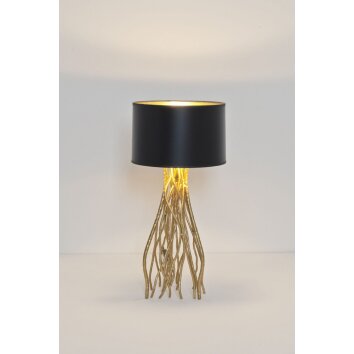 Holländer CAPRI table lamp gold, 1-light source