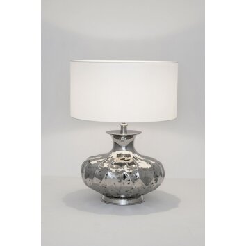 Holländer DAMASCO table lamp silver, 1-light source