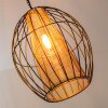 Delhi pendant light black-gold, 1-light source