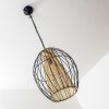 Delhi pendant light black-gold, 1-light source