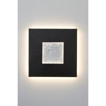 Holländer ECLIPSE GROSS Wall Light LED brown, black, silver, 1-light source