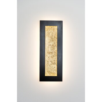 Holländer DUPLICATO Wall Light LED brown, gold, black, 1-light source