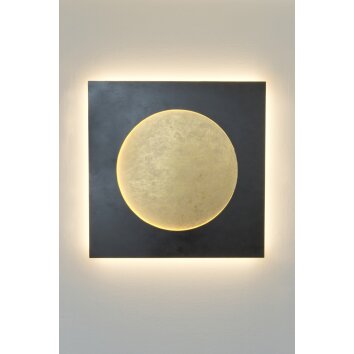 Holländer BERSAGLIO Wall Light LED brown, gold, black, 1-light source