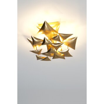 Holländer ASTRONOMIA Ceiling light LED gold, 7-light sources
