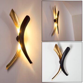 Forsheda Wall Light black, 2-light sources