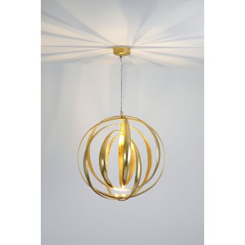 Holländer GEMMA Pendant Light LED gold, 2-light sources