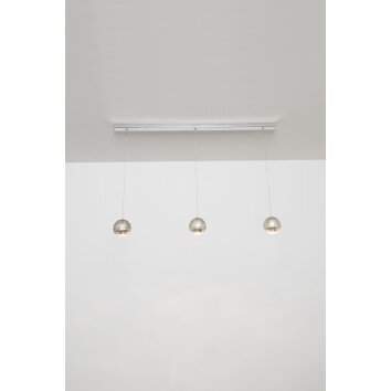 Holländer CAPPUCINO Ceiling Light silver, 3-light sources