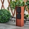 ABILENE outdoor socket rust-coloured, black
