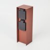 ABILENE outdoor socket rust-coloured, black
