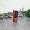 ABILENE outdoor socket rust-coloured, black