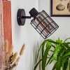 LUNGERNSEE Wall Light black, 1-light source