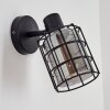 LUNGERNSEE Wall Light black, 1-light source