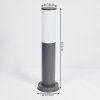 CASERTA pedestal light anthracite, 1-light source