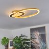 DEROCHE Ceiling Light LED gold, black, 1-light source