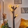 POZOS Floor Lamp black, 4-light sources