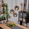 REIDEN Pendant Light black, 3-light sources