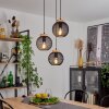 REIDEN Pendant Light black, 3-light sources