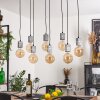 TYLDOM Pendant Light Oxidised Silver, black, 8-light sources