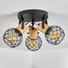 BRIDGEPORT Ceiling Light black, 3-light sources