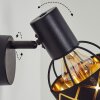 TARASP Wall Light black, 1-light source