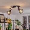 ALBREDA Ceiling Light black, 2-light sources