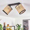 JONAS Ceiling Light black, 2-light sources