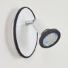 CABRI Wall Light LED chrome, black, white, 1-light source