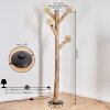 POZOS Floor Lamp Ecru, black, 4-light sources