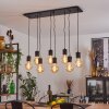 AJACCIO Pendant Light black, 8-light sources
