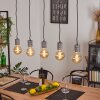 AJACCIO Pendant Light Oxidised Silver, 5-light sources
