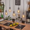 AJACCIO Pendant Light Oxidised Silver, 5-light sources