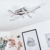 LETALA Ceiling Light LED matt nickel, 4-light sources