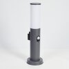 CASERTA pedestal light anthracite, 1-light source, Motion sensor