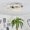 BUREN Ceiling Light LED aluminium, chrome, 1-light source