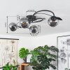 BARASAT Ceiling Light LED black, 4-light sources