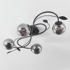 BARASAT Ceiling Light LED black, 4-light sources