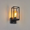 PALANGA Outdoor Wall Light black, 1-light source, Motion sensor