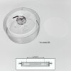 TALLABOA Ceiling Light matt nickel, white, 3-light sources
