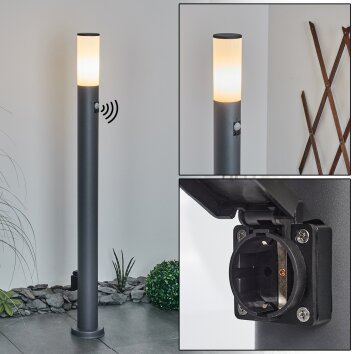 CASERTA path light anthracite, 1-light source, Motion sensor
