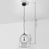 SERNF Pendant Light black, 1-light source