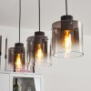 WICHIT Pendant Light black, 3-light sources