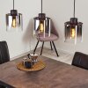 WICHIT Pendant Light black, 3-light sources